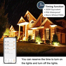 Melpo LED Flood Light 30W back view with rugged IP66 housing