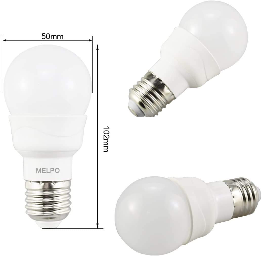 MELPO pack of 8 bulbs for home or venue decoration.