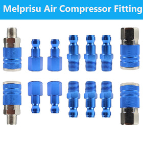 Melprisu 1/4NPT male coupler highlights durable aluminum construction