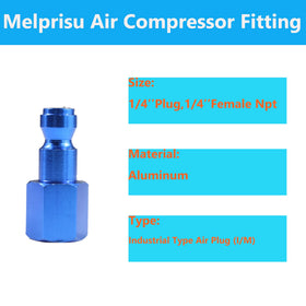 Melprisu auto-style plug set supports versatile air line hookups