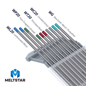 MELTSTAR lanthanated tungsten electrode provides versatile performance for multiple alloys.
