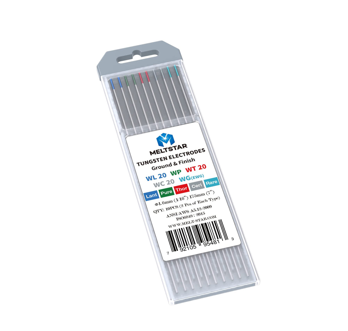 MELTSTAR pure tungsten electrode delivers clean, precise welds on thin metals.