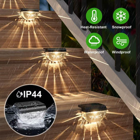 Melunar railing light adds subtle edge lighting along fences
