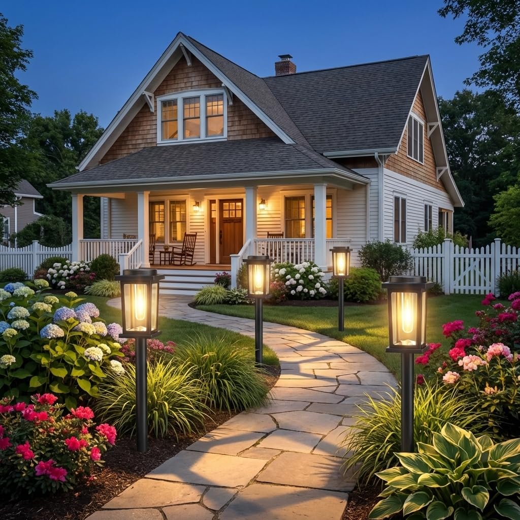 Melunar garden light with waterproof housing enhances yard decor and night ambiance