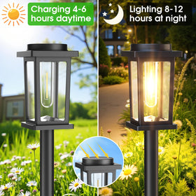 Melunar 8-pack enhances yard decor with warm illumination