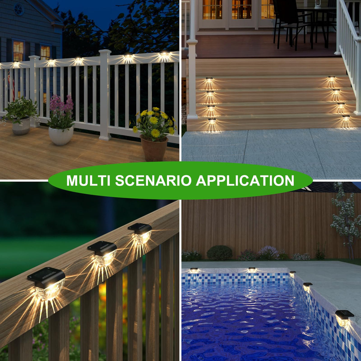 Melunar yard and patio solar light brightens spaces and boosts nighttime safety
