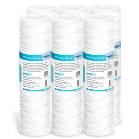 Membrane Solutions 20-micron cartridge for 10x2.5-inch housings protects home appliances.