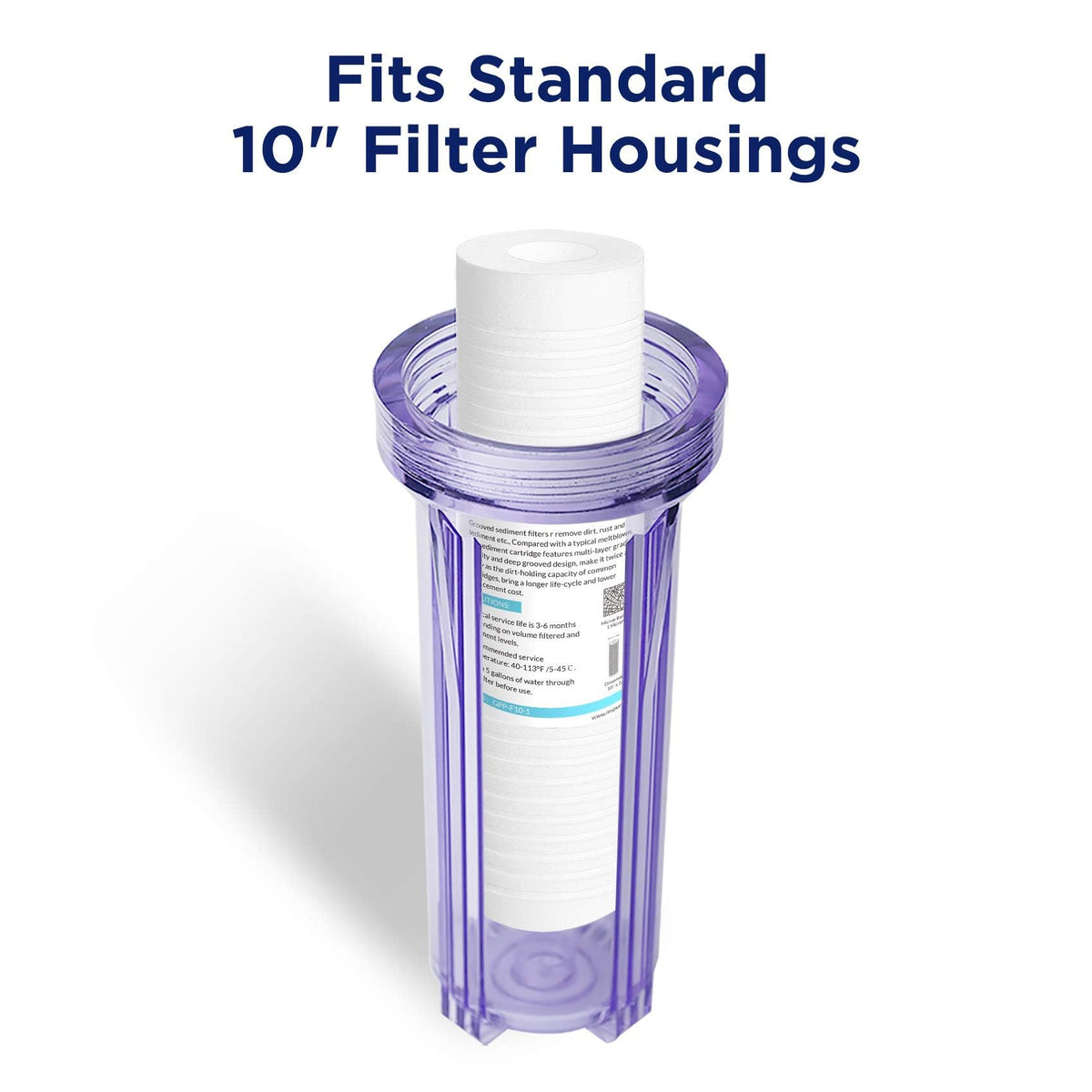 Membrane Solutions in-home filtration setup fits whole-house and under-sink systems