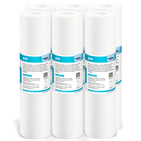 Membrane Solutions 10 micron sediment filter package ready for home installation