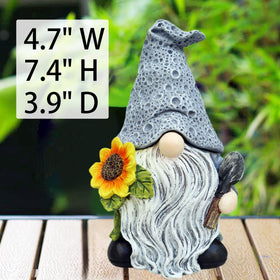 Memeyou yard decor gnome with secure key storage solution