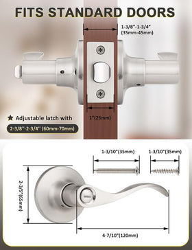 Mengico easy-installation kit with screws and instructions for DIY setup.