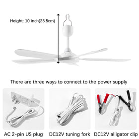 Mengnessly five-blade design enhances airflow efficiency.