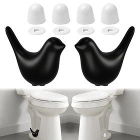 MENNTY ceramic bird bolt covers conceal bolts with matte black style