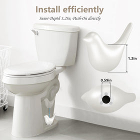 Mennty universal toilet bolt cap four-pack fits various toilets for quick refresh