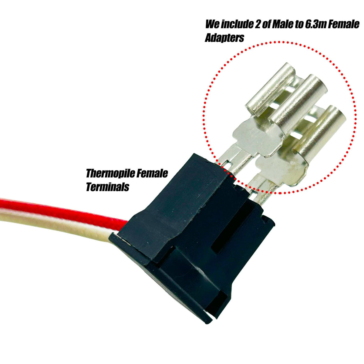 MENSI LP orifice included for LP propane water heaters