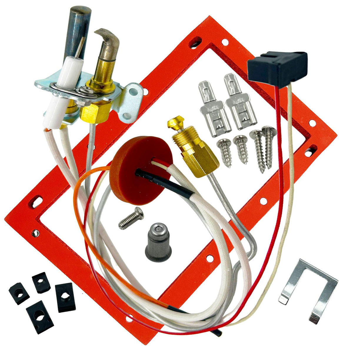 MENSI pilot assembly installed on a Rheem/Ruud/Richmond heater scenario