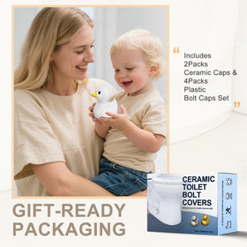 MENNTY ceramic duck detail durable rust-resistant and easy to clean