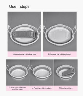 MEOENFT recessed soap dish keeps soap handy during washing