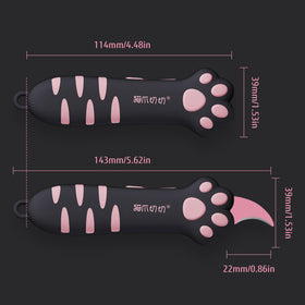MEOWKIT Cat Paw Box Cutter compact size fits pockets and bags.
