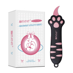 MEOWKIT Cat Paw Box Cutter with durable stainless steel construction.