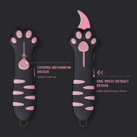 MEOWKIT Cat Paw Box Cutter is a portable knife for on-the-go tasks.