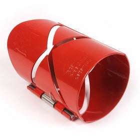 Mercer Industries 730040 pipe marking guide on pipe for precise marks.