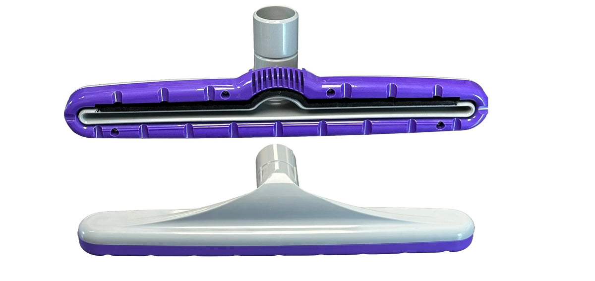 Merchandise Mecca Xover floor tool 14-inch head reaches corners for multi-surface cleaning.