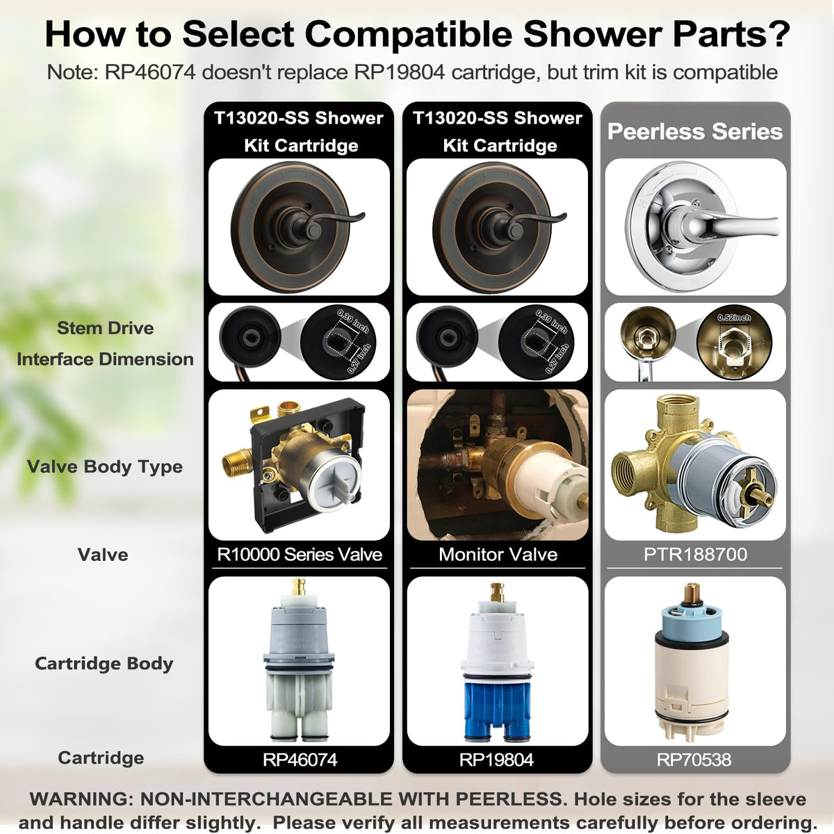 Merdicment BT14096-OB pressure-balancing design maintains steady temperature during showers