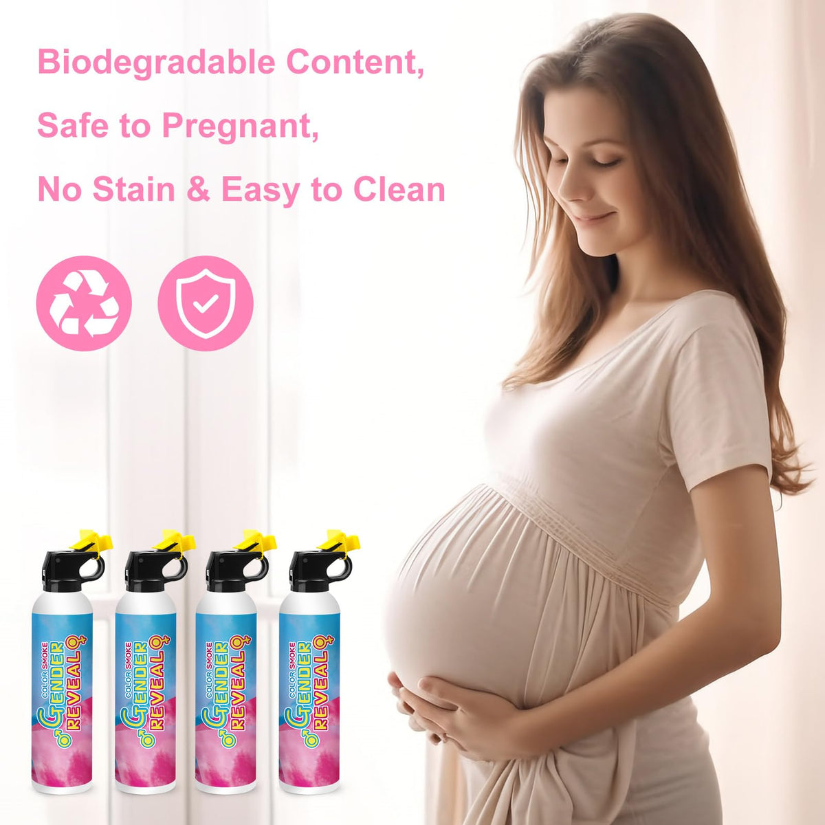 Merear biodegradable corn starch powder detail highlighting safety