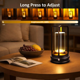 MeRGBWLife acrylic shade diffuses light softly for even illumination.