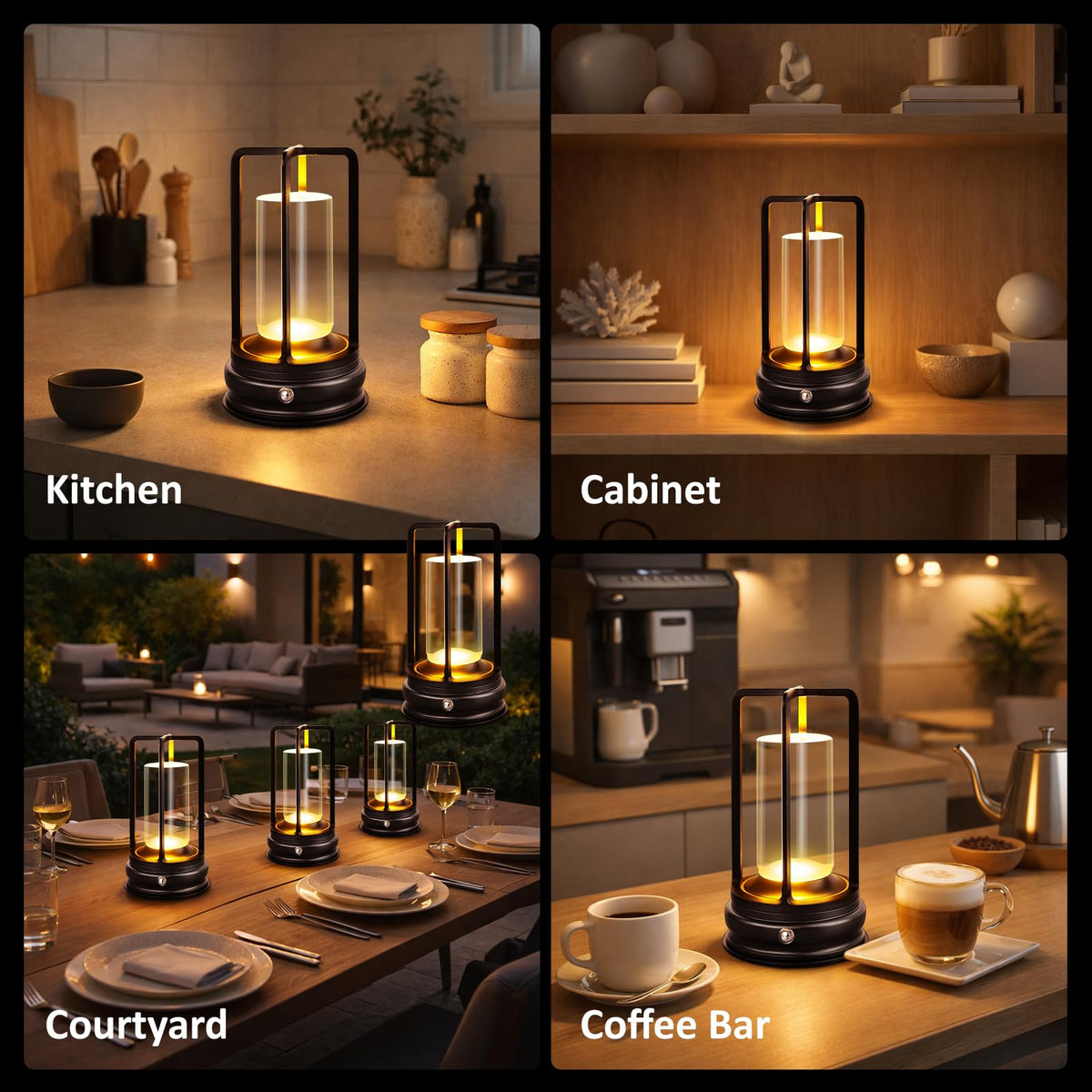 MeRGBWLife non-slip base keeps the lamp stable on surfaces.