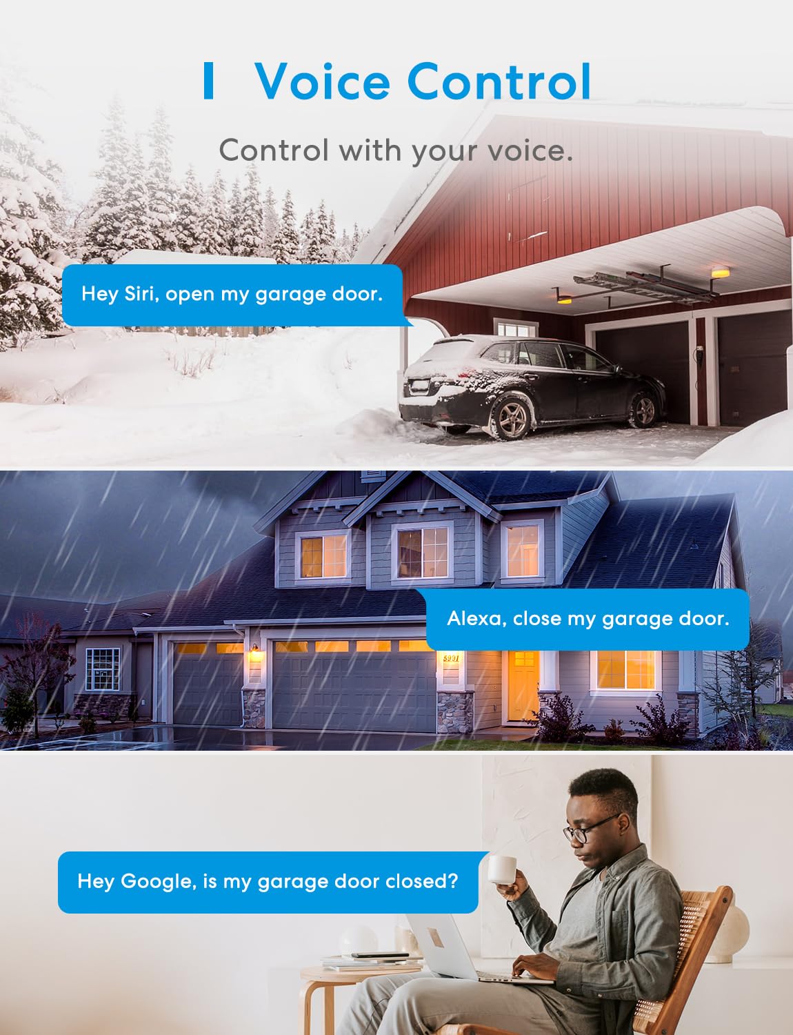 Meross external antenna boosts Wi-Fi reach for stable remote operation.