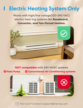 Meross app setup for Matter thermostat enabling quick ecosystem pairing.
