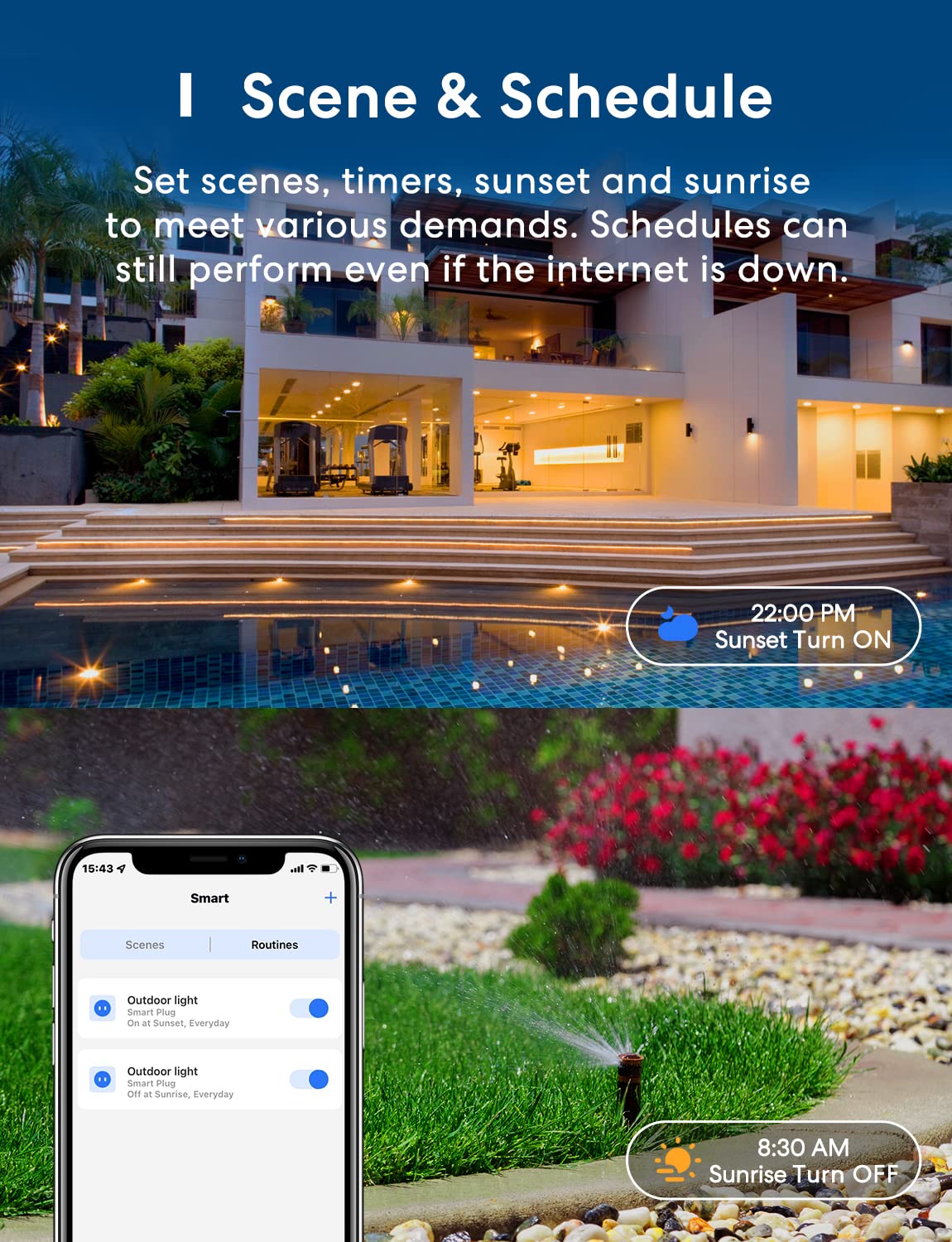Meross outdoor plug with scheduling and timer features