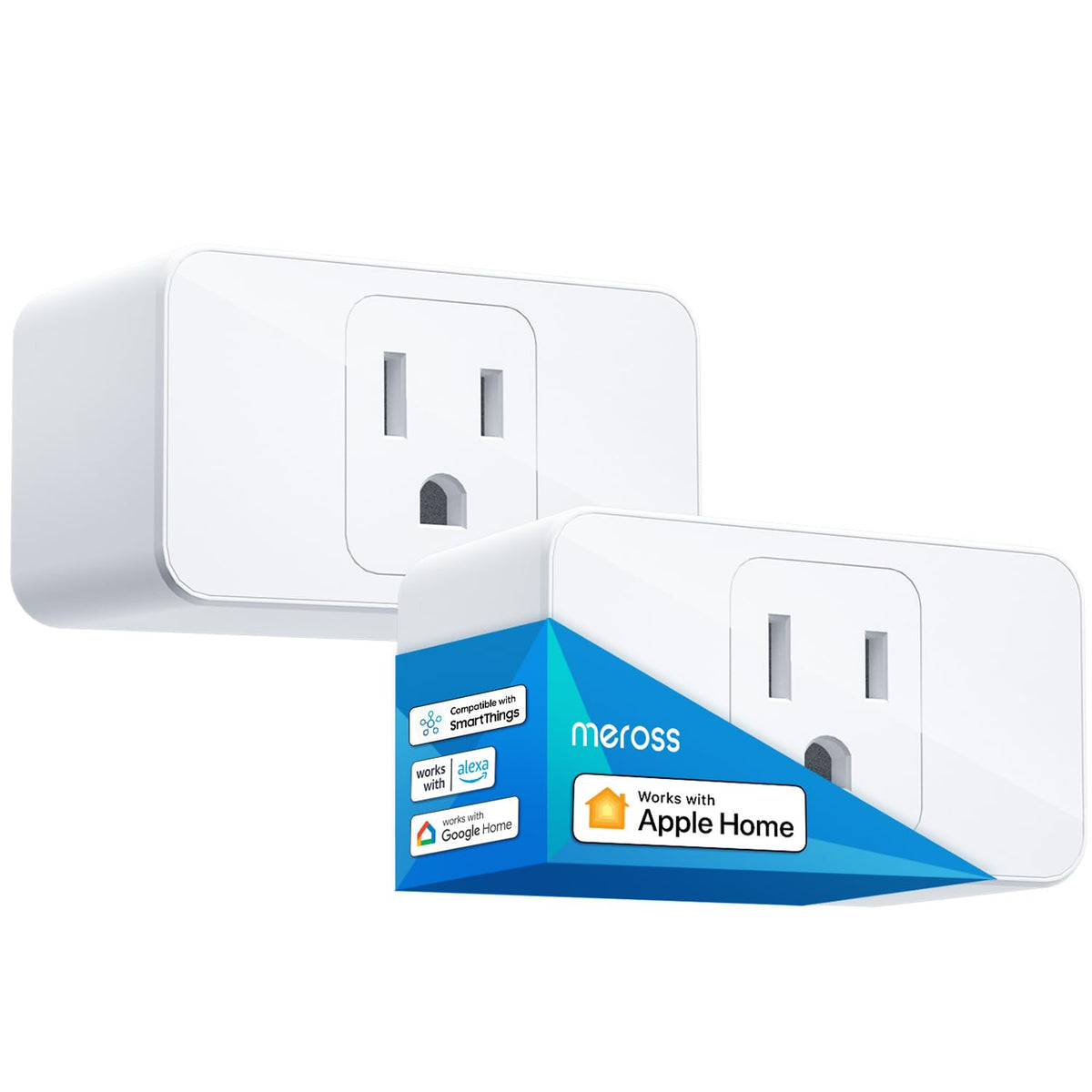 meross Smart Plug Mini in a HomeKit setup enables hands-free control with Apple devices.