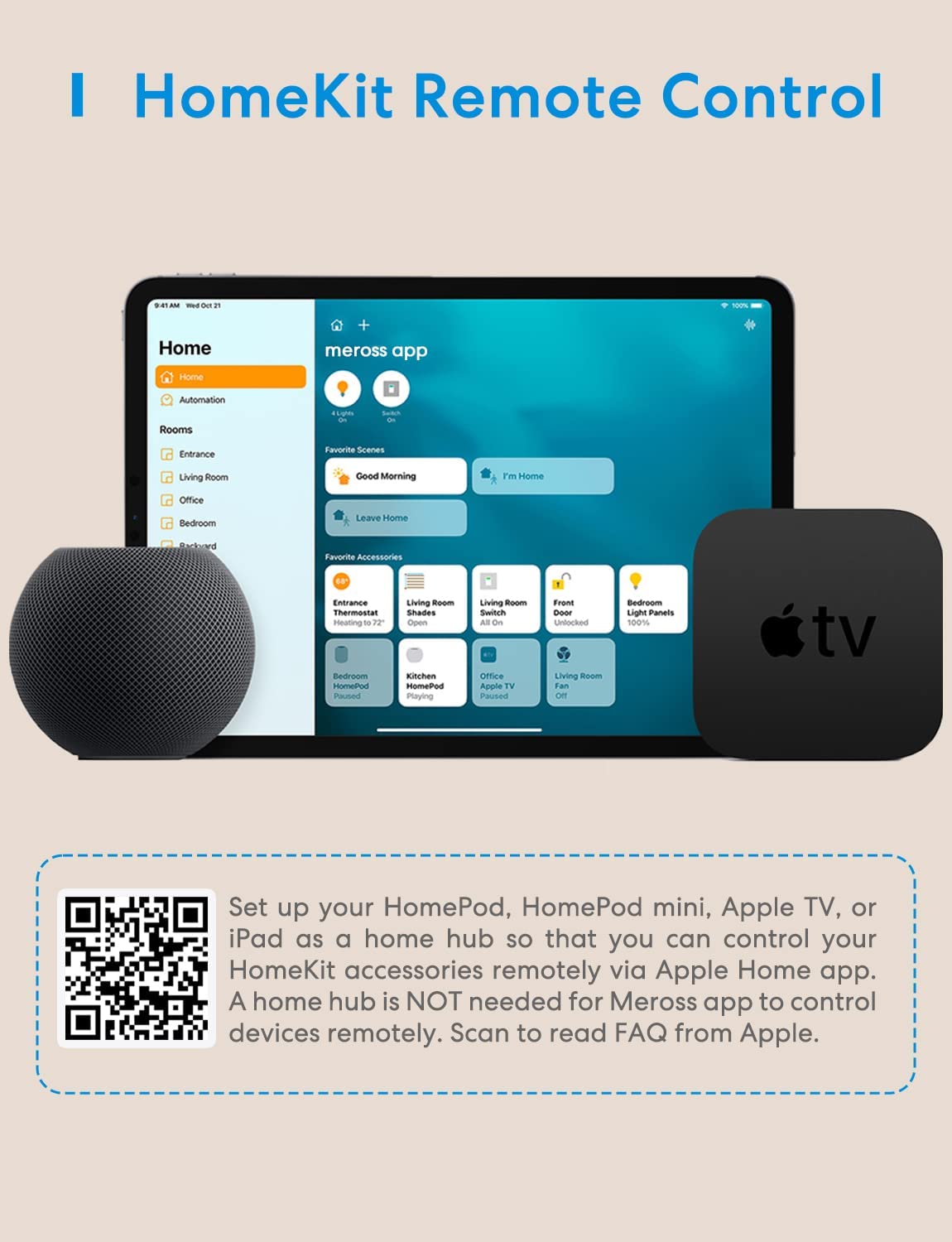 Meross Smart Plug Mini ETL/FCC certified for safety and reliability.