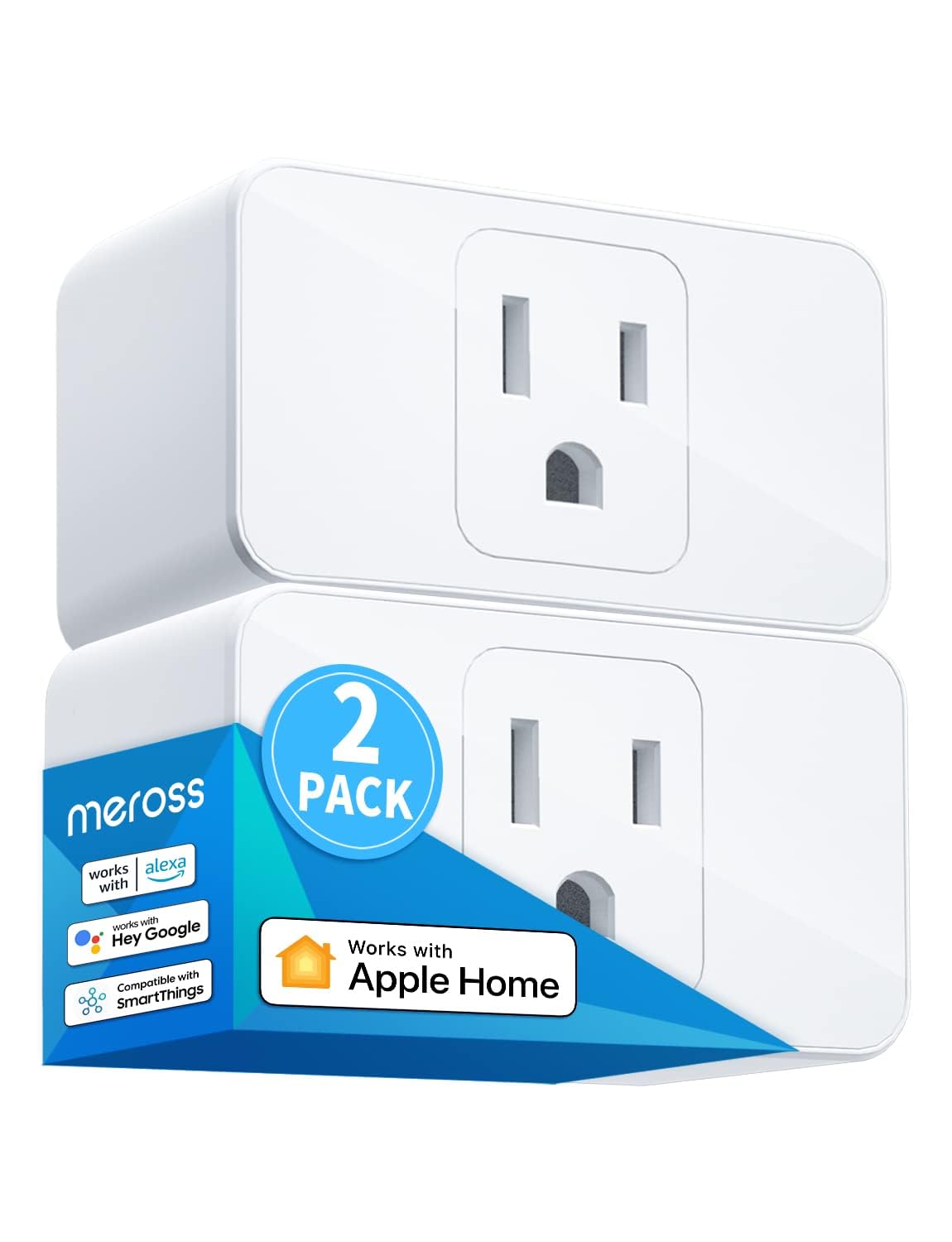 Meross Smart Plug Mini setup in outlet for quick automation.