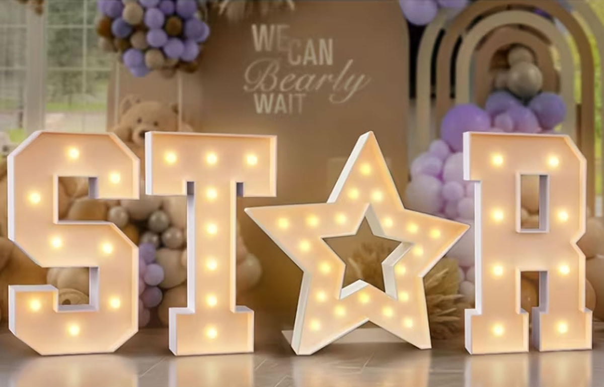 Merry Mosaics star centerpiece adds focal point to birthday parties.