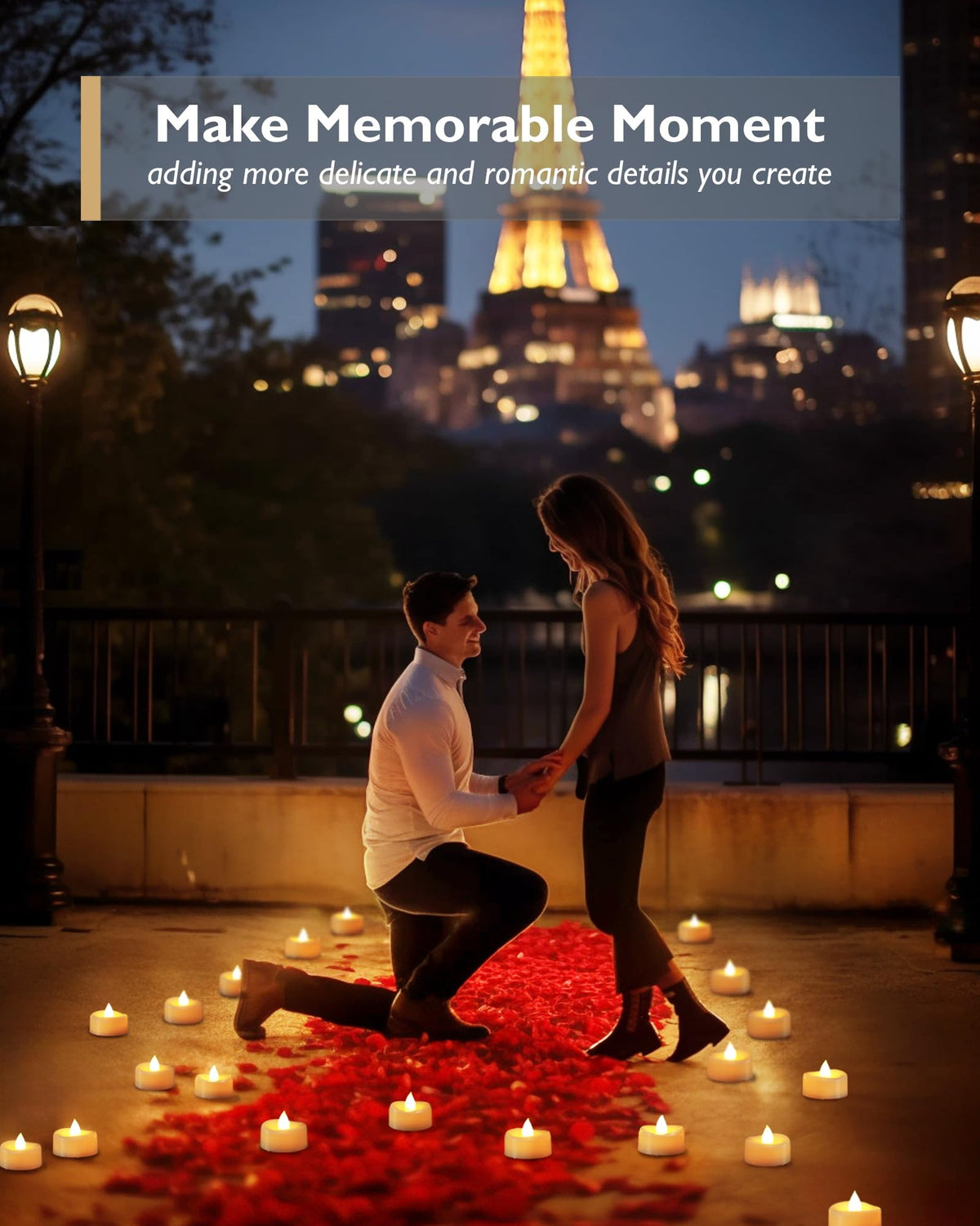merrynights wedding ambiance with safe tealights for ceremonies.