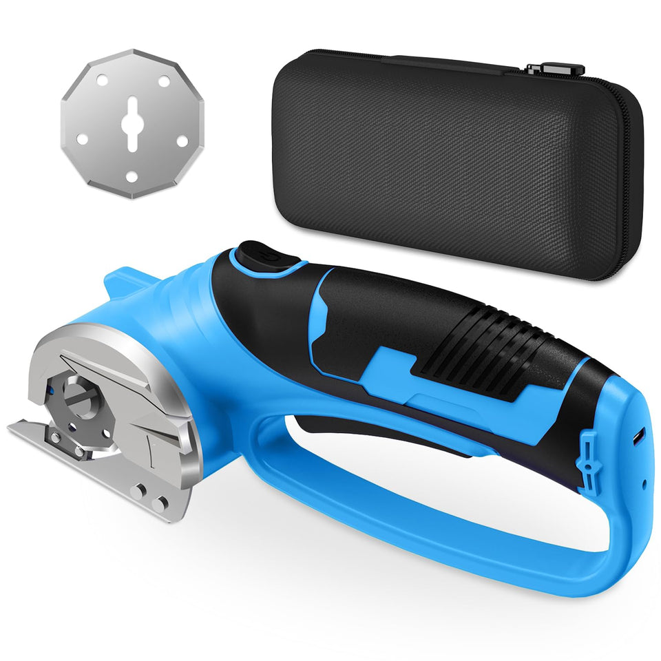Mershca cordless electric scissors show lightweight ergonomic design for comfortable extended use.
