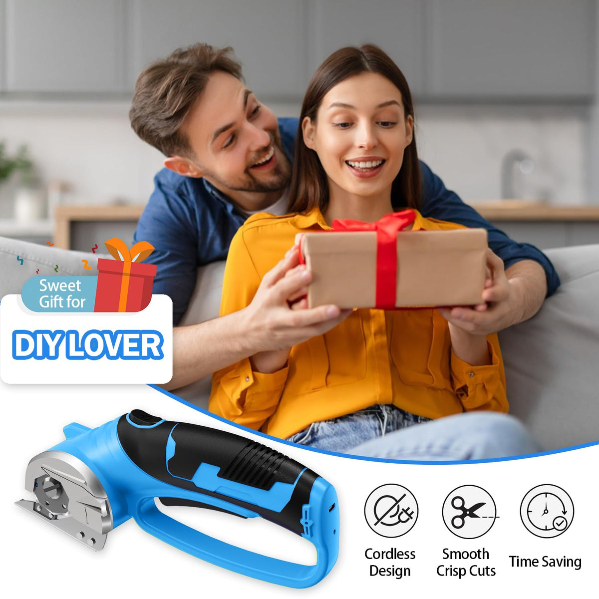 Mershca USB charging keeps you powered for cordless cutting sessions.