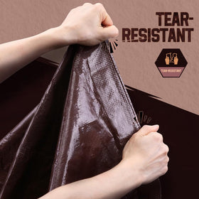 MERUYOO 8 Mil Tarp rust-proof grommets provide secure fixing