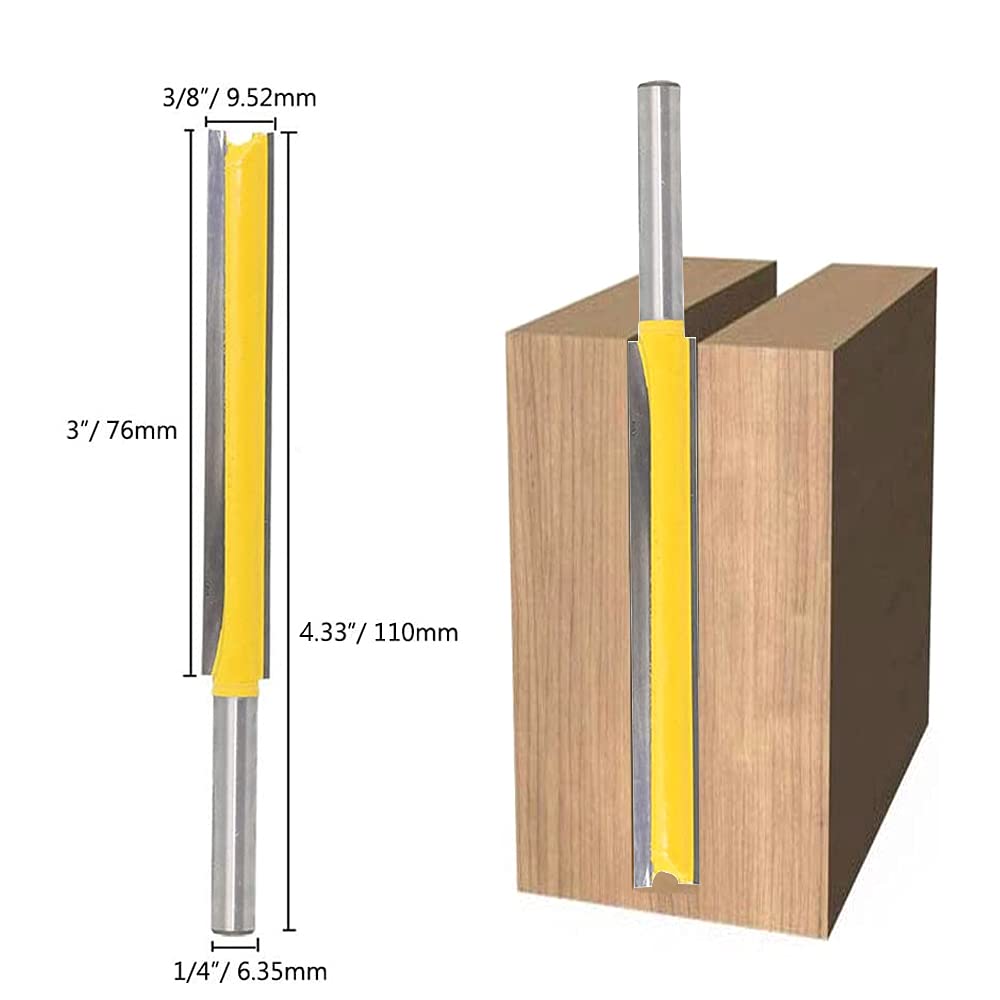 Mesee 1-4 inch shank compatibility with standard routers