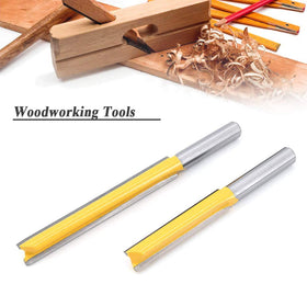 Mesee router bit in use carving dados in wood panels