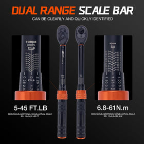 MESGS 45dB audible click signals when target torque is reached.