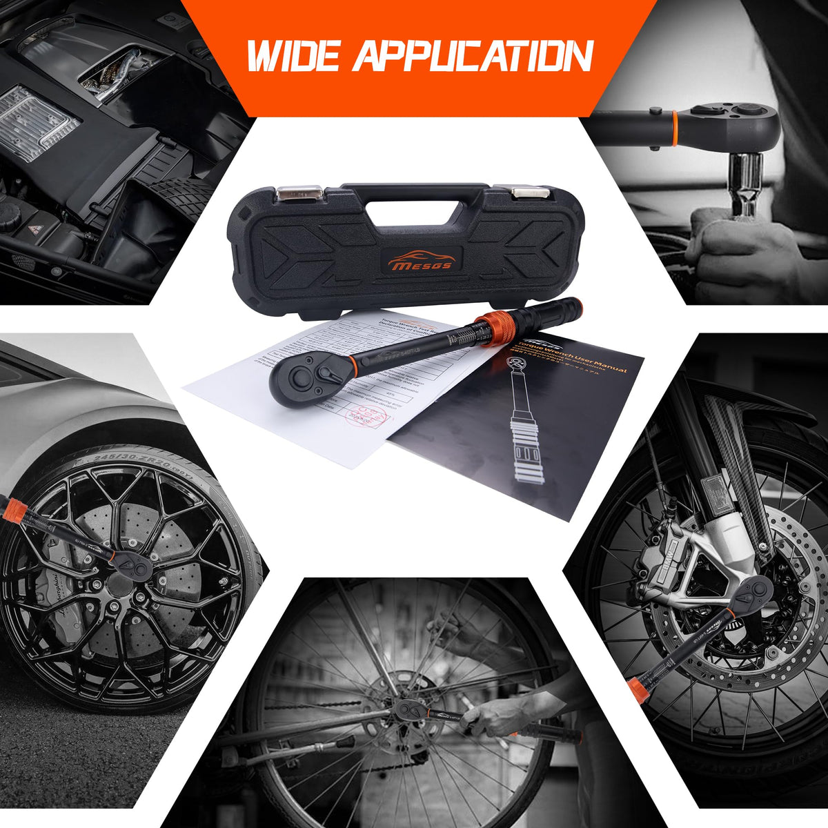 MESGS compact 3/8-inch drive fits tight engine bays and underdash areas.