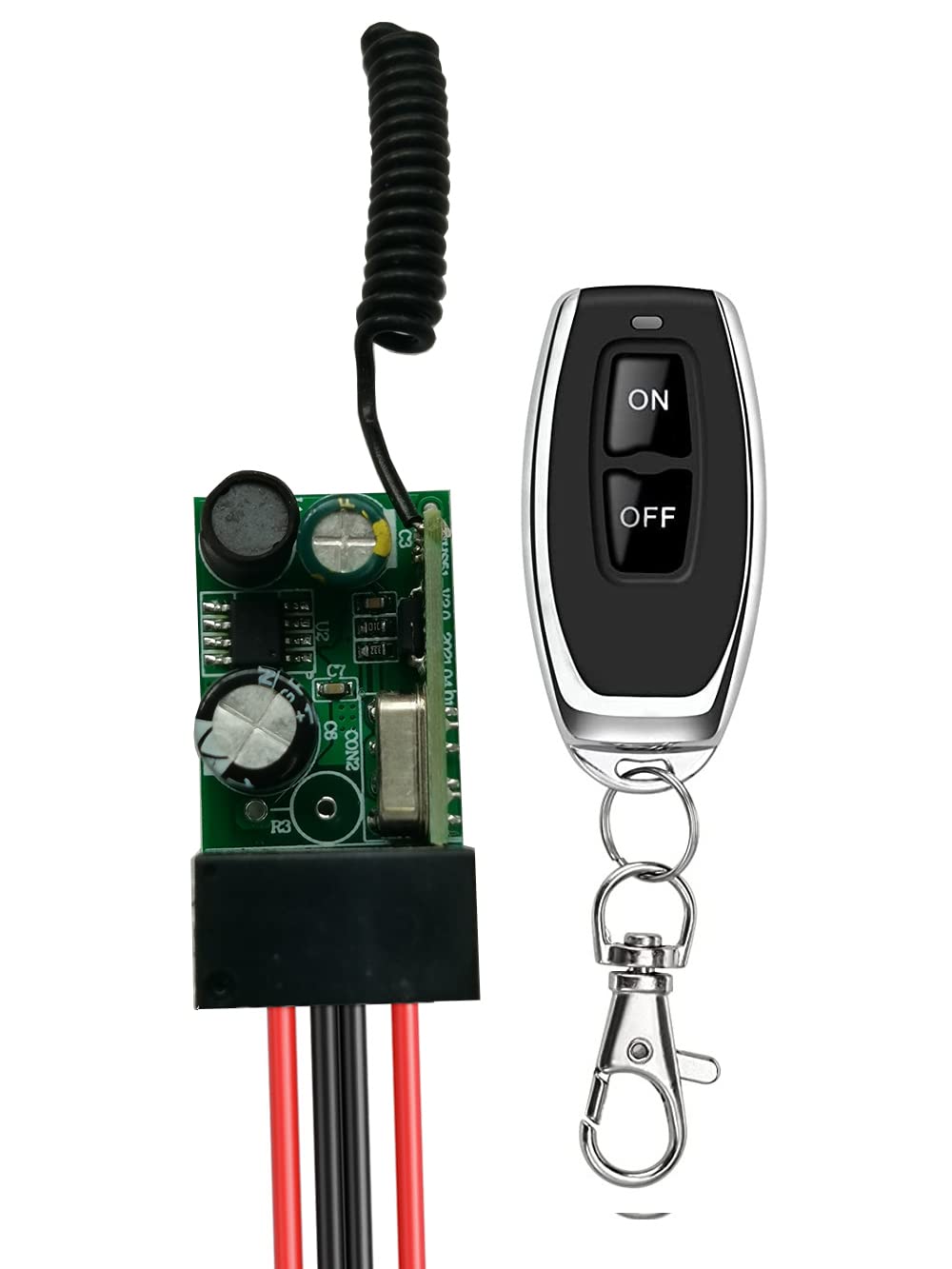 Meskliu relay switch installation demonstrates simple integration with power.