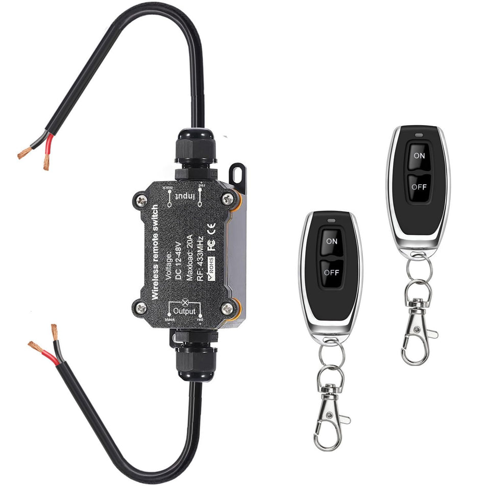 Meskliu remote switch package front view for quick setup