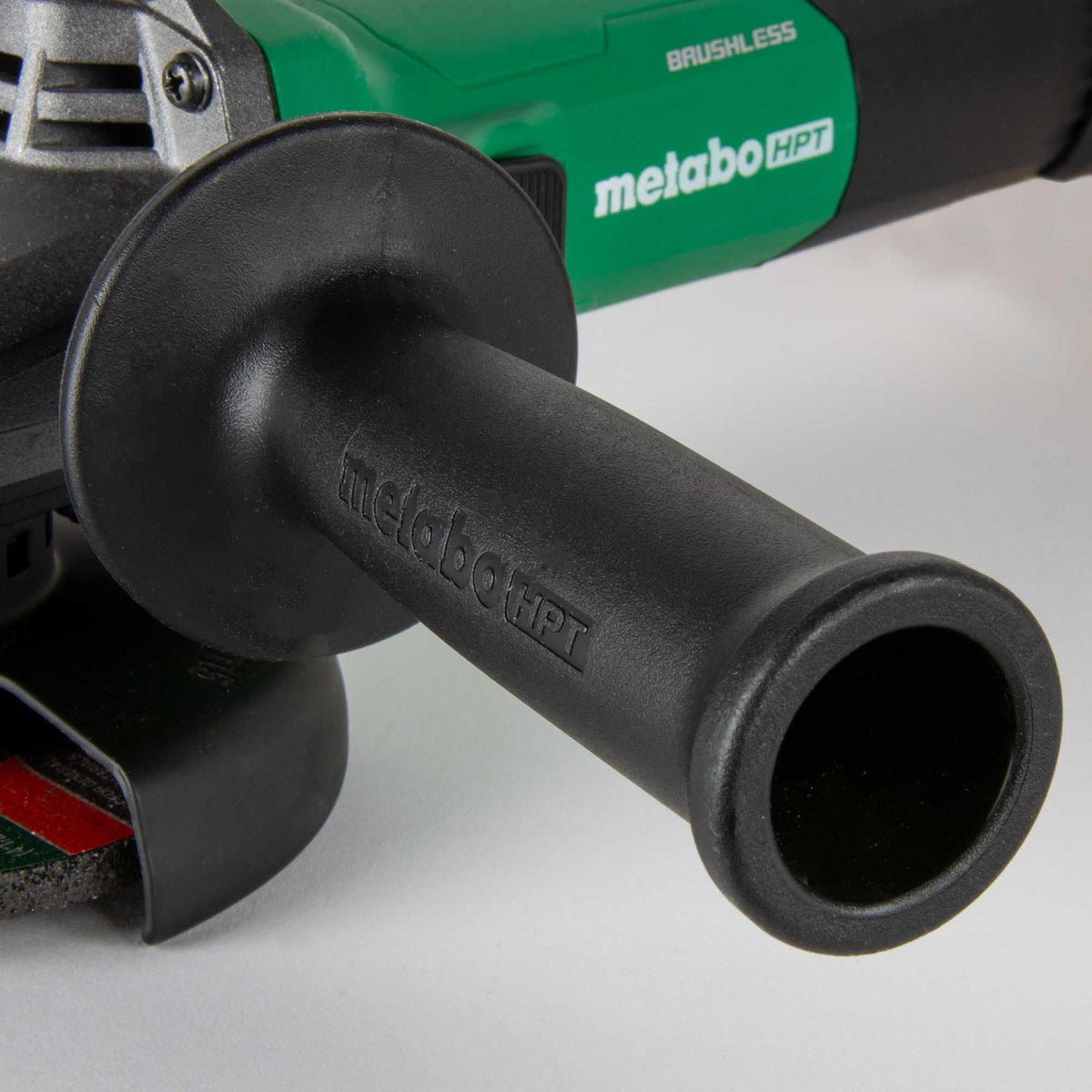 Metabo HPT G12VE2 in action for polishing and finishing with controlled RPM.