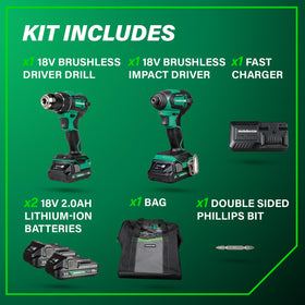 Metabo HPT LED work light helps illuminate dark spaces.